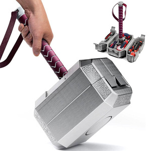 Set di Attrezzi Multifunzione 29 Pezzi Martello di <span class=keywords><strong>Thor</strong></span> Mjolnir con Custodia, Kit di Riparazione Domestica, Regalo a Tema Supereroi <span class=keywords><strong>Marvel</strong></span> per Uomini - Product Image 1