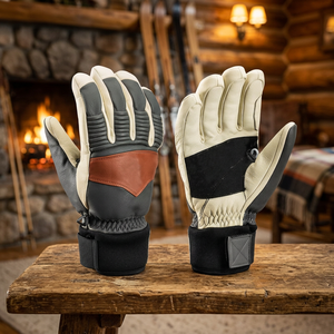 Guantes de Esquí Personalizados para Invierno, con Dedos Separados/Dedos Completos, Gruesos, Impermeables, Protección Contra el Frío, Forro Térmico, para Hombre - Product Image 2