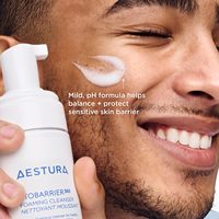 AESTURA ATOBARRIER365 Nettoyant moussant doux à pH équilibré aux céramides |   Formule hydratante réparatrice de barrière cutanée pour peaux sèches