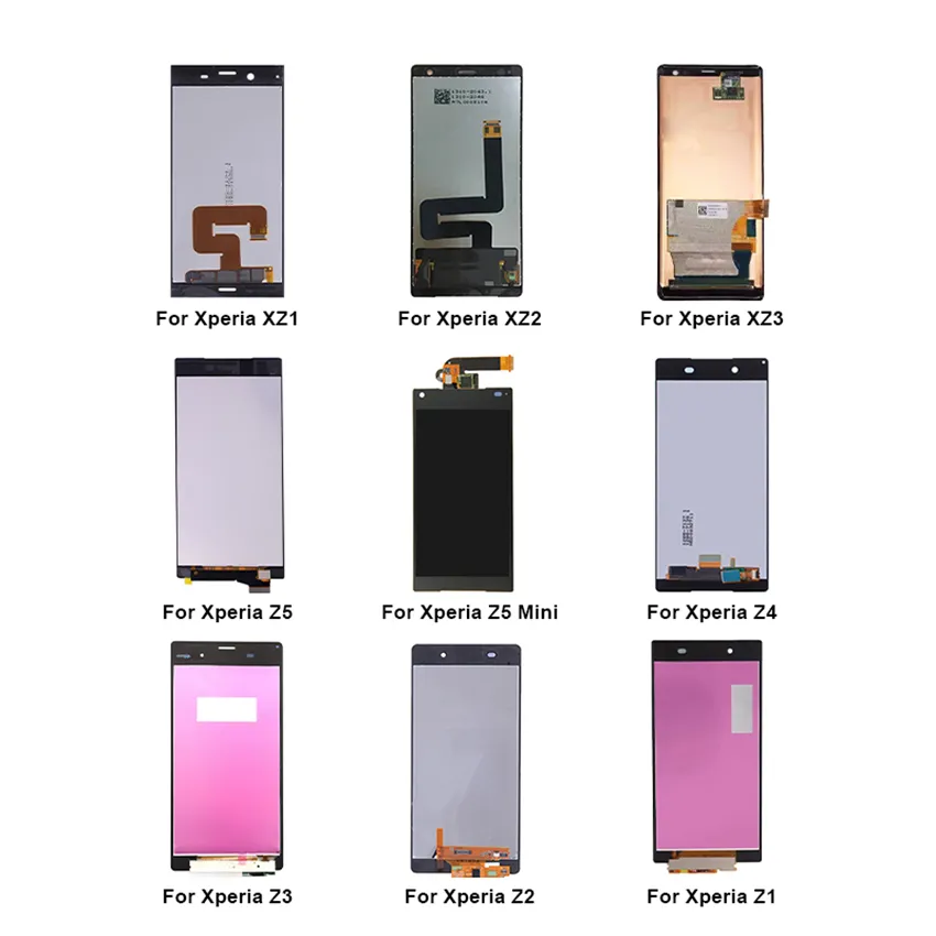 Digitizer LCD harga grosir pabrik untuk Sony untuk Xperia 1 5 10 I II III V IV L3 XA XA1 XZ1 XZ2 XZ3 Z1 Z2 Z3 Z5 Mini Touch