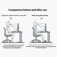 Repose-pieds en plastique anti-dérapant pour la maison et le bureau tabouret artefact de jambe sous la pédale de canapé de massage de table