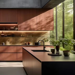 Juego de Muebles de Dormitorio de Madera de Lujo con Altura Ajustable, Diseño Moderno para Decoración de Apartamentos y Hogares - Product Image 2