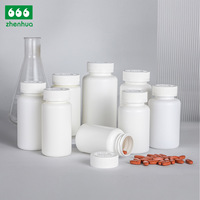 Bouteilles à pilules personnalisées en HDPE blanc de 150 ml pour le stockage des vitamines et des capsules pour enfants