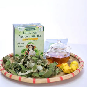 Mezcla de Té Herbal Premium con Hoja de Loto y Flores de Camelia Amarilla de Vietnam, Procesamiento Mixto, Marca NMPT, Bolsitas de Té de 2g - Product Image 1