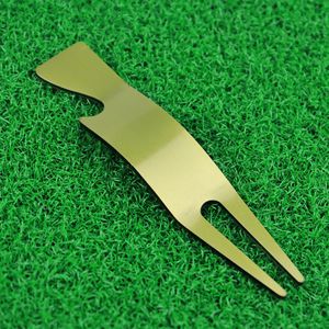 Herramienta para Reparar Divots de Golf, Abrebotellas, Tenedor Metálico de Bronce Antiguo, Accesorio Multifuncional para Golf - Product Image 3
