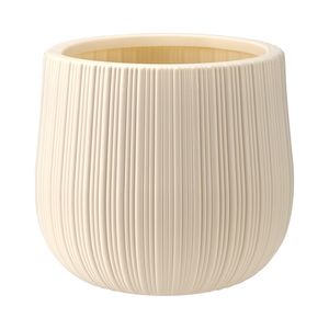 Vase de sol contemporain Fleid - Polyéthylène léger et durable, écologique, réutilisable, résistant à la décoloration, incassable, à large ouverture - Product Image 4