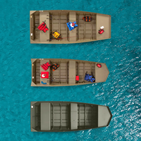 Kinocean Nouveaux bateaux de pêche en aluminium soudé de 16 pieds à vendre