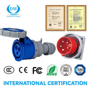 <span class=keywords><strong>Enchufe</strong></span> <span class=keywords><strong>Industrial</strong></span> caliente <span class=keywords><strong>enchufe</strong></span> de aviación 3 núcleos 4 núcleos 5 orificios conector de acoplamiento <span class=keywords><strong>macho</strong></span>/hembra 16A/32a trifásico 380V - Product Image 2