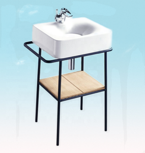 Bathroom Renovation Transitional Kitchen <strong>Post</strong> Modern Style <strong>Wash</strong> Counter Vanity Unit Steel Vanity Set Dressing Console Table CHIC - Product Image 4
