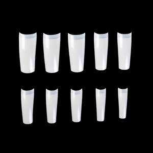 500 faux ongles carrés français pleine couverture en ABS, droits, sans plis, pour extension de manucure - Product Image 1