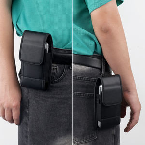 Verticale Universele <span class=keywords><strong>Holster</strong></span> Voor <span class=keywords><strong>Iphone</strong></span> Samsung Lederen Taille Mobiele Telefoon Riem <span class=keywords><strong>Holster</strong></span> Tas Met Riem Clip Voor Mannen - Product Image 6