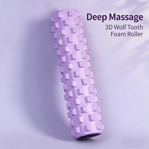 Rouleau de massage en mousse EVA portable de 35 cm, forme croissant, points 3D, mini colonne de yoga pour soulagement musculaire, entraîneur de stabilité compact pour la maison - Product Image 5
