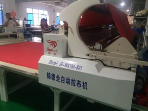 Machine <span class=keywords><strong>à</strong></span> étaler les tissus entièrement automatique Jindex pour l'industrie du vêtement, fabriquée en Chine - Product Image 6