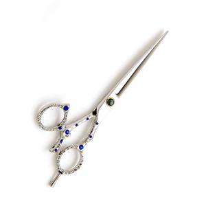 Tijeras de aseo para mascotas con mango de lujo, hoja afilada con anillo ajustable, tijera de aseo para mascotas de acero y Metal - Product Image 2