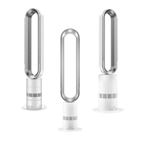 Ventilateur sur pied sans pales H601, électrique, écoénergétique, hauteur 97 cm, oscillation 71°, télécommande tactile, pour maison et chambre