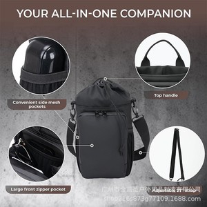 Bolsa de Fitness para Venta en Vivo en Comercio Electrónico, Botella de Agua Magnética Portátil, con Succión Magnética, de Oxford Impermeable, 20-35L, para Deportes al Aire Libre - Product Image 5