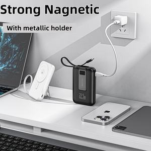 <span class=keywords><strong>2026</strong></span> 热销 OEM 10000mAh 便携式移动电源支架 22.5W PD 快充 适用于 iPhone 无线磁吸移动电源 - Product Image 5