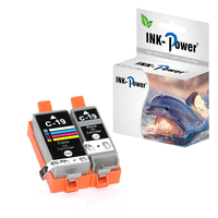 Cartouche d'encre jet d'encre couleur compatible premium INK-POWER BCI 19 BCI19 BCI-19 pour imprimante Canon PIXMA IP110 MINI260 MINI360