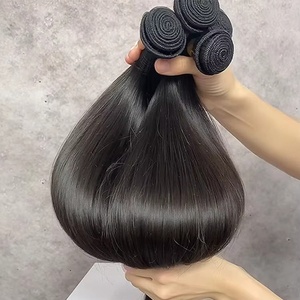 Thô chưa qua chế biến đôi rút ra bó Tóc Việt bán buôn Nhà cung cấp 12A lớp 100% lớp biểu bì tự nhiên phù hợp Trinh Nữ tóc con người - Product Image 1