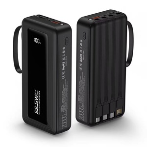 Banco de Energía Portátil OEM de 20000mAh con Pantalla LED Digital, Carga Rápida de 22.5W y Cable Integrado para <span class=keywords><strong>iPhone</strong></span> y Samsung - Product Image 1