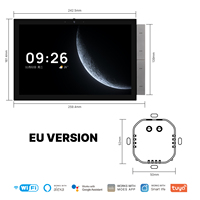 Panel de Control Central Inteligente Android OLED de 10.1 Pulgadas Tuya, Zigbee Gateway, BLE Mesh, Alexa Integrada, Pantalla Táctil, Hogar Inteligente