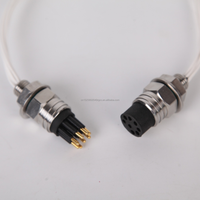 Cable de enchufe submarino personalizado conector circular Ethernet de 13 pines Cable de enchufe hermético conectores submarinos Subconn para ROV ROBOT