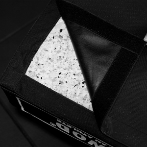 Tapis de plate-forme de levage de poids de 15cm d'épaisseur Plancher de gymnastique en PVC pour Deadlifts <span class=keywords><strong>Barbell</strong></span> Drops Protège le sol Réduit le bruit - Product Image 3