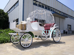 Carruaje Eléctrico de Calabaza de Alta Calidad, Carruaje Eléctrico Blanco para Bodas, Carruaje Eléctrico Personalizado para Bodas - Product Image 3