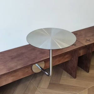 Dining <b>Table</b> Wall Mounted Stainless Steel Rounddining Room Furniture Coffee <b>Small</b> Round <b>Table</b> Metal <b>Outdoor</b> Hanging Dining <b>Table</b> - Product Image 2