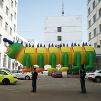 Costume de chenille gonflable amusant pour défilé de carnaval, décoration de parade