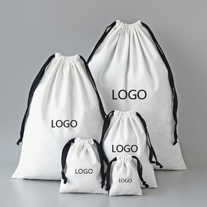 <b>Personalized</b> Custom Logo Cotton <b>Bag</b> Drawstring <b>Gift</b> Package <b>Bags</b> for Soap Candle Featuring Canvas Fabric for Small Business - Product Image 4