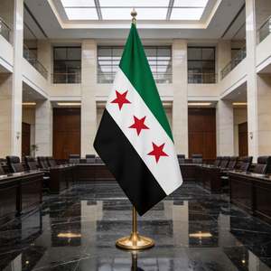 Pancarta Personalizada con Diseño de la Bandera de Siria, Hecha de Poliéster de Alta Calidad, Tipo Pancarta de Proveedor Líder - Product Image 3