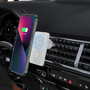 M11 CYSPO pengisi daya nirkabel isi daya mobil, dudukan ponsel magnetik kuat 15W cepat QI untuk iPhone 15