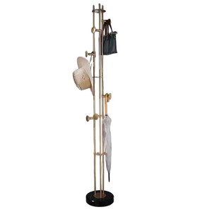 Perchero de pie 180*32cm, ahorrador de espacio, para recibidor, sala de estar, dormitorio, con ganchos para sombreros y paraguas - Product Image 5