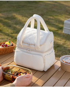 Nuevas Bolsas Térmicas Reutilizables Grandes, Reciclables, Casuales, para el Trabajo, Picnic, Viajes, para Mujer, de Doble Capa, a Prueba de Fugas, Bolsas Térmicas para el Almuerzo - Product Image 4