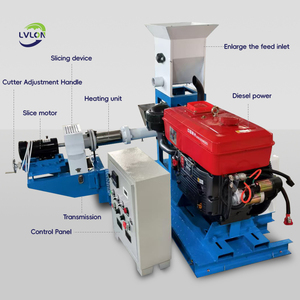 Máquina Extrusora de Alimentos Acuáticos con Motor Diésel para la Elaboración de Alimentos Húmedos y Secos para Tilapia, Mascotas, Gatos, Perros, Aves, Lechones - Product Image 2