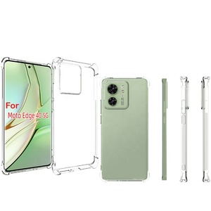 Para <span class=keywords><strong>Motorola</strong></span> G30 G10 <span class=keywords><strong>X40</strong></span> <span class=keywords><strong>Edge</strong></span> 50 Ultra 40 Pro 5G Soft Tpu Funda transparente a prueba de golpes <span class=keywords><strong>Edge</strong></span> 50 Fusion - Product Image 2
