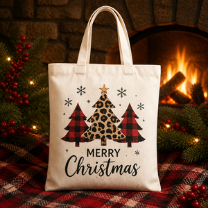 Custom <b>Reusable</b> Canvas Tote <b>Bag</b> Christmas Gift Canvas <b>Bag</b> Promotion Personalized Canvas Tote <b>Bag</b> - Product Image 1