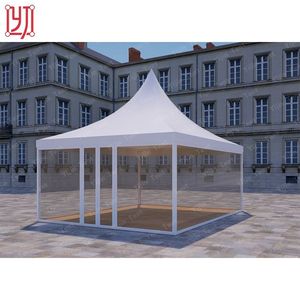 หลังคาพีวีซี 3x3 4x4 5x5 6x6 ทรงเจดีย์ ป้องกันโรคระบาด เต็นท์ตรวจสอบ - Product Image 1