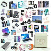 Boîtes mystères surprise électroniques 3C tendance, 5 pièces, nouveauté, téléphone portable, montre connectée, écouteurs, cadeaux