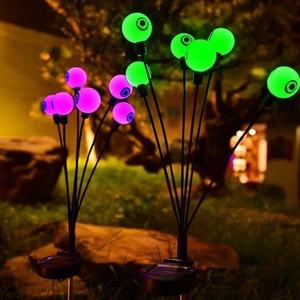 Linterna Decorativa Solar con Forma de Ojo de Fantasma Negro para Halloween y Navidad, para Jardín y Carretera, Uso en Exteriores - Product Image 1