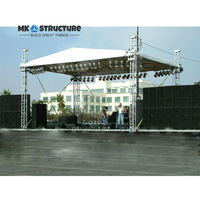 Système d'éclairage en treillis d'aluminium durable personnalisé avec emballage sur palette pour les événements, les concerts et les salons professionnels