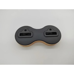 Aileron de planche de surf Génération 1, profil rond en forme de 8, noir, avec plug de fixation, 5-9 degrés, pour box de queue à rainure - Product Image 2