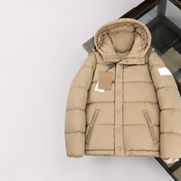 Doudoune pour homme, veste d'hiver pour homme, doudoune matelassée en jean et cuir, coupe-vent décontracté imperméable pour homme