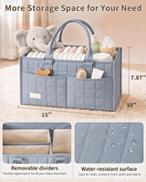 Panier de rangement pliable et portable pour couches, nouveau design, étanche, pour chambre de bébé, idéal comme panier cadeau pour bébé
