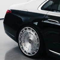 Jantes en alliage d'aluminium forgé de 20, 21, 22 et 23 pouces, design à rayons creux polis sur mesure pour Maybach Mercedes S600