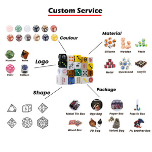 Biểu Tượng Tùy Chỉnh Nhựa Trống RPG Dnd Hội Đồng Quản Trị Trò Chơi 16 Mm D6 Acrylic RPG Dnd Vòng Góc Tùy Chỉnh Xúc Xắc Cho Casino Quà Tặng Đồ Chơi - Product Image 5