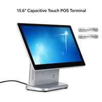 Sistema de Punto de Venta (POS) Todo en Uno con Pantalla Táctil Inteligente de 15.6 Pulgadas para Escritorio, Precio al por Mayor