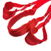 Sangles réglables avec siège de bondage, jeux pour couples adultes, balançoire suspendue à la porte, jouet sexuel BDSM