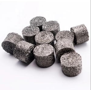 Stainless Steel Knitted <b>Wire</b> <b>Mesh</b> Filter with Gauze Compressed Design for Snow Foam Lance Welding & Cutting Services Available - Product Image 1
